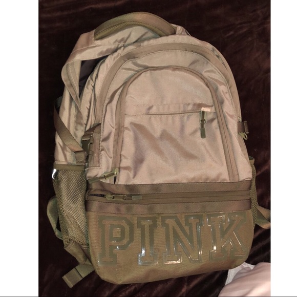 pink army backpack